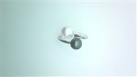 Anello Ticchi Maurizio Donna AKOYA in Oro bianco Perla AB01148 - AB01148